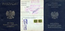 1972 Paszport i Wkladka