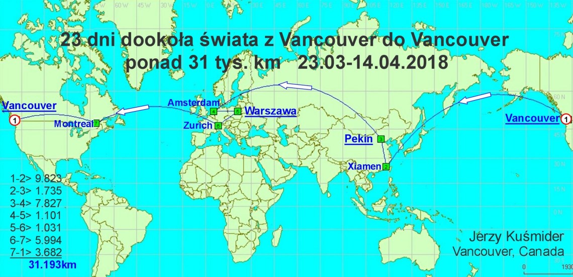 1 Dookola Swiata 2018
